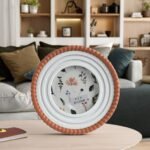 Round Wooden Beads Photo Frame