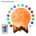 Rechargeable LED 3D Moon Lamp - Image 5