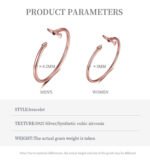 Sterling Silver High Jewelry Gold Pick-shaped Bracelet - Image 4